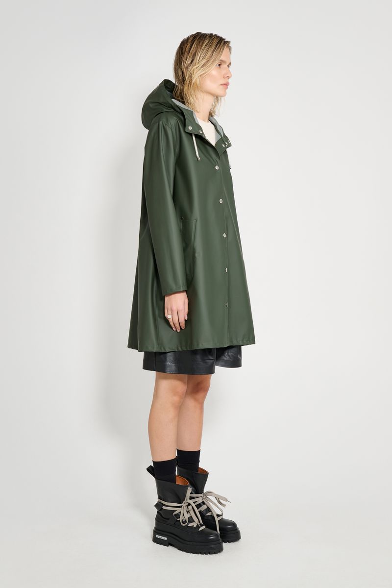 Stutterheim Mosebacke Lightweight Raincoat Green