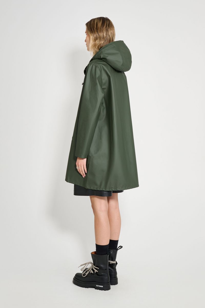 Stutterheim Mosebacke Lightweight Raincoat Green