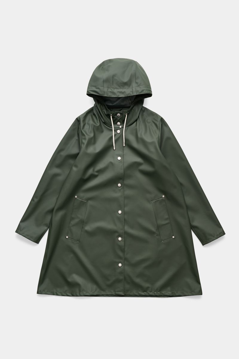 stutterheim Mosebacke Lightweight Raincoat Green