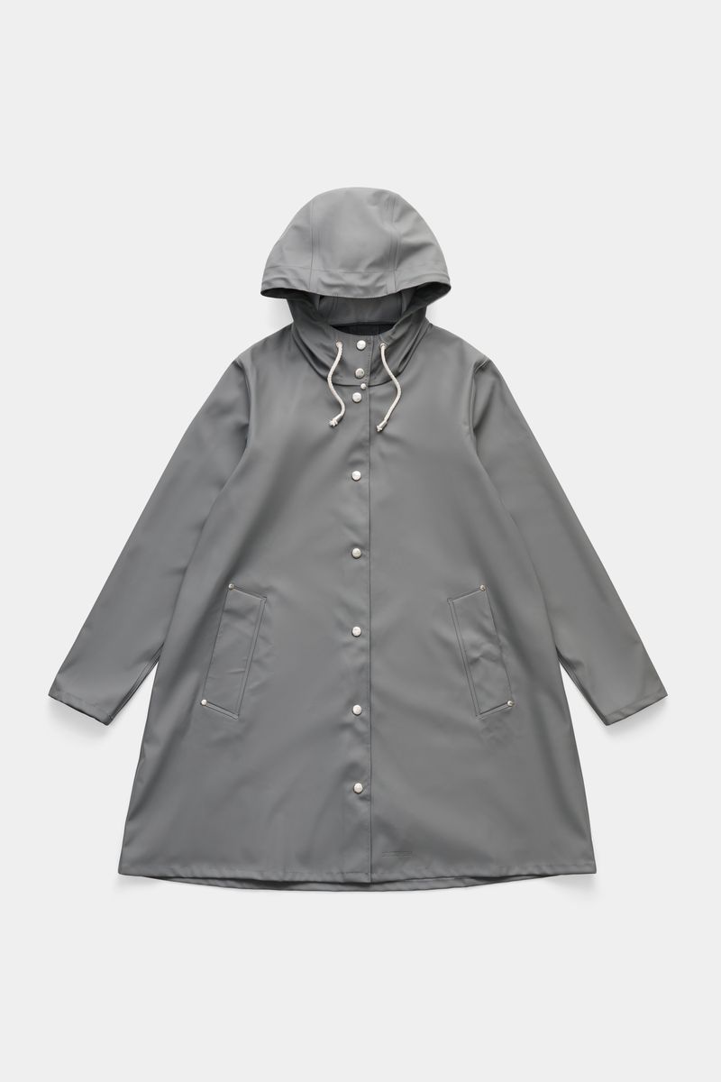 stutterheim Mosebacke Lightweight Raincoat Grey