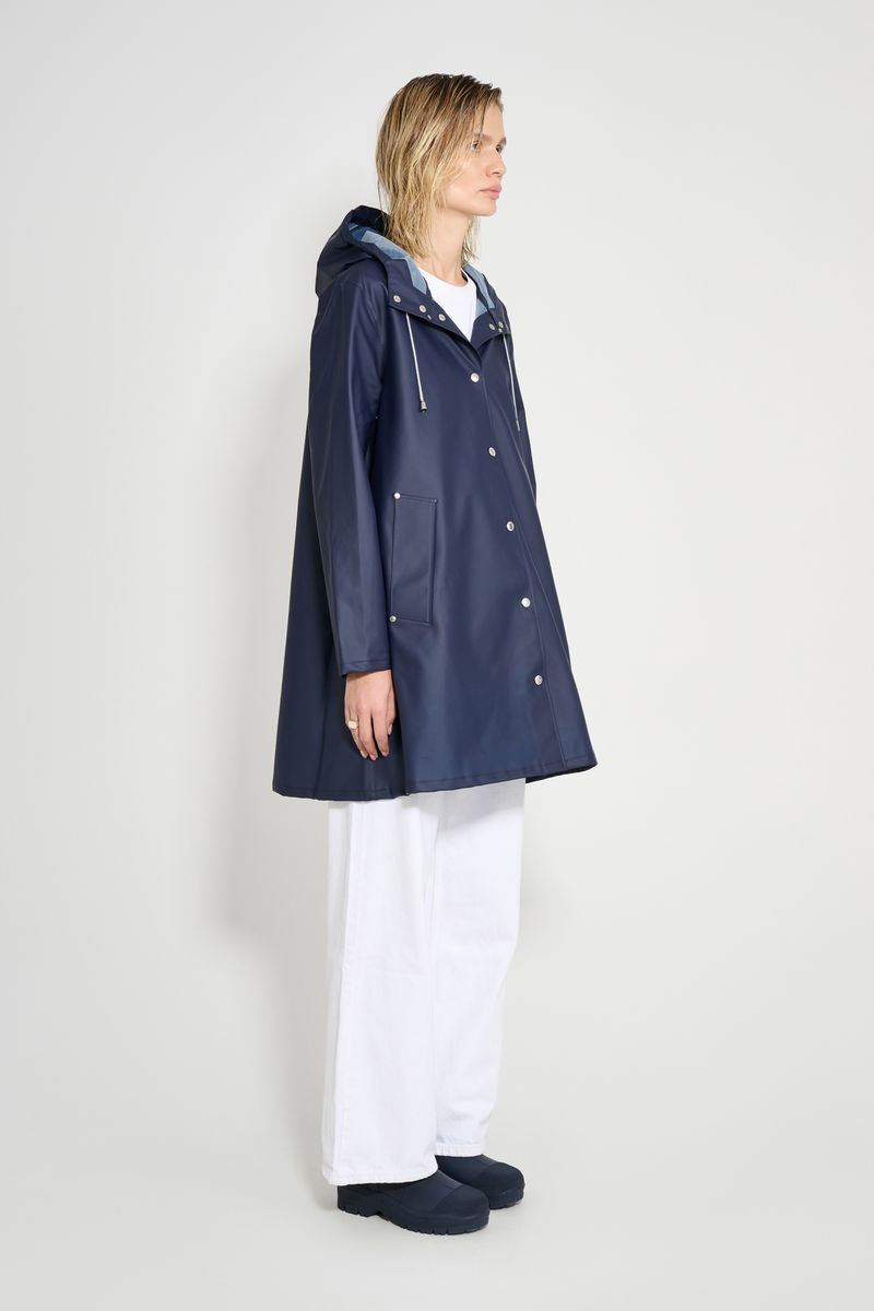 Stutterheim Mosebacke Lightweight Raincoat Navy
