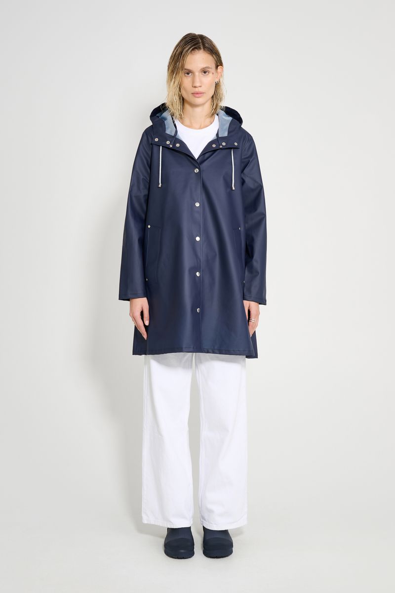Stutterheim Mosebacke Lightweight Raincoat Navy
