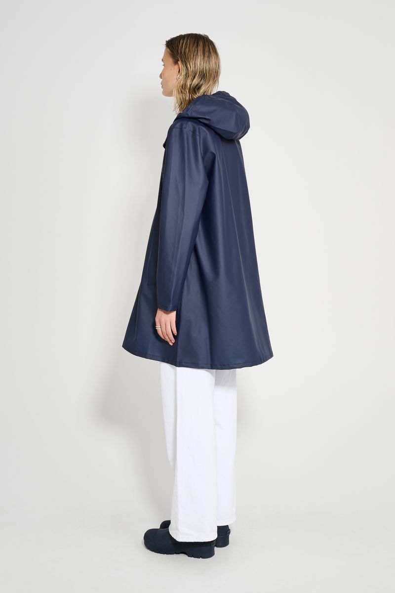 Stutterheim Mosebacke Lightweight Raincoat Navy