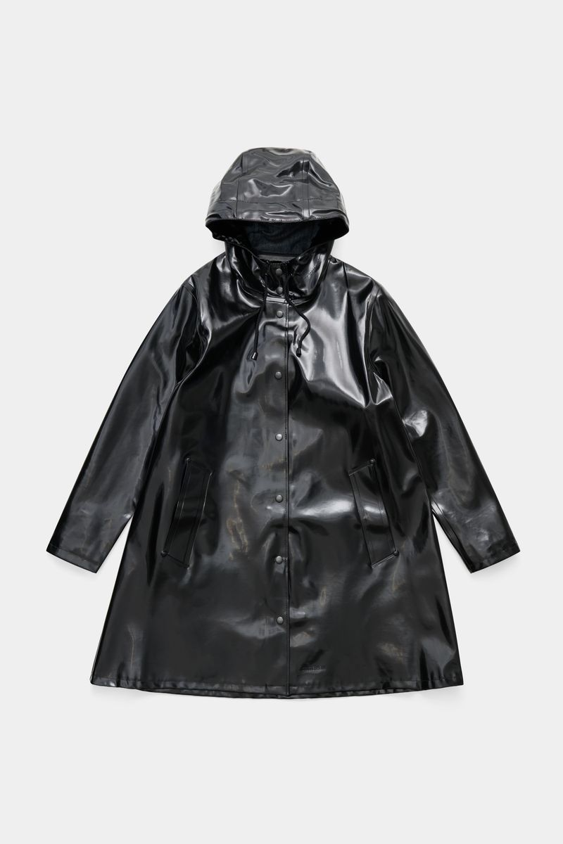 stutterheim Mosebacke Opal Raincoat Black