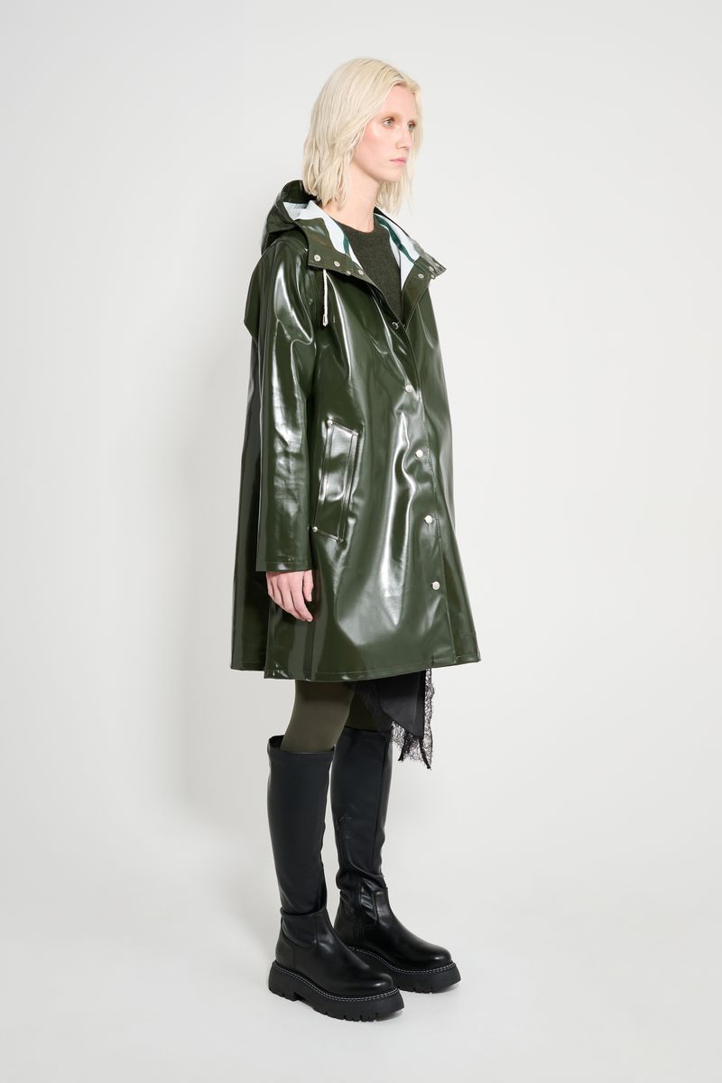 Stutterheim Mosebacke Opal Raincoat Green