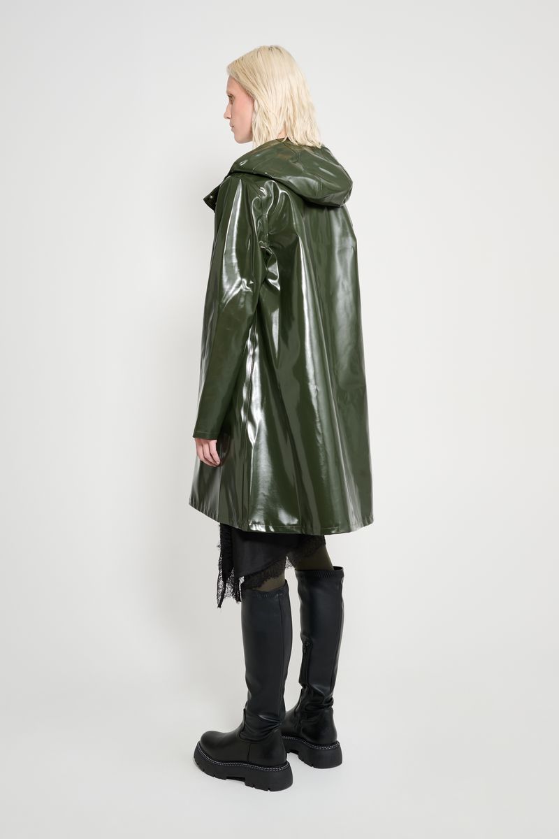 Stutterheim Mosebacke Opal Raincoat Green