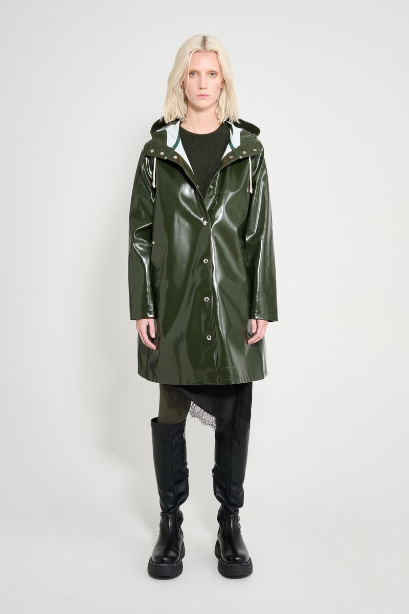 Stutterheim Mosebacke Opal Raincoat Green