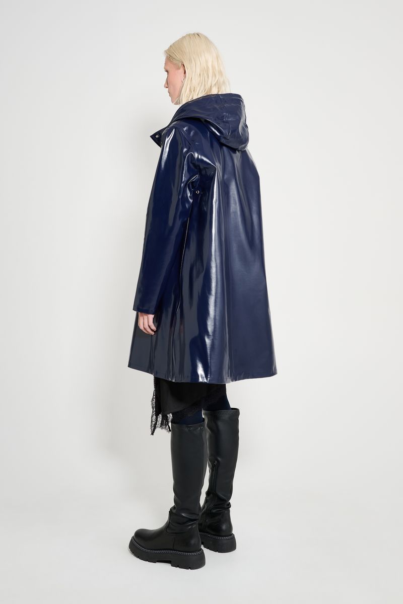 Stutterheim Mosebacke Opal Raincoat Navy