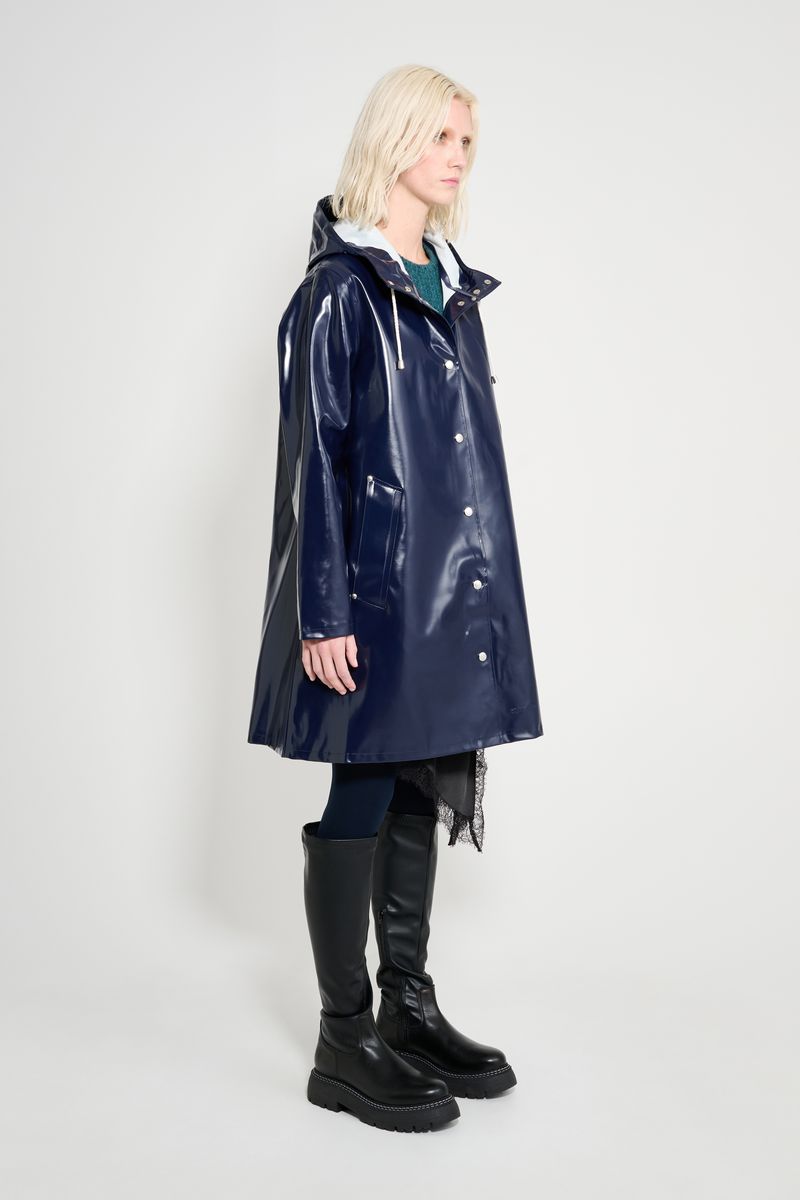 Stutterheim Mosebacke Opal Raincoat Navy