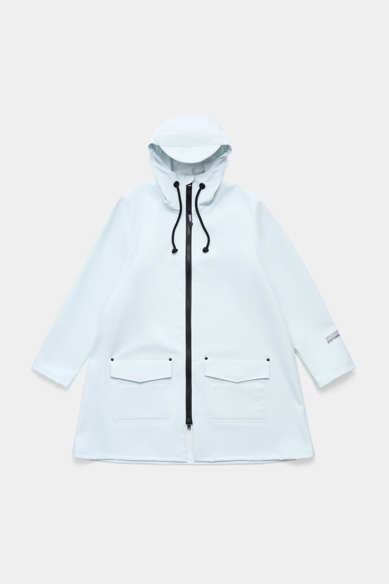 stutterheim Mosebacke Patch Raincoat Frost Grey