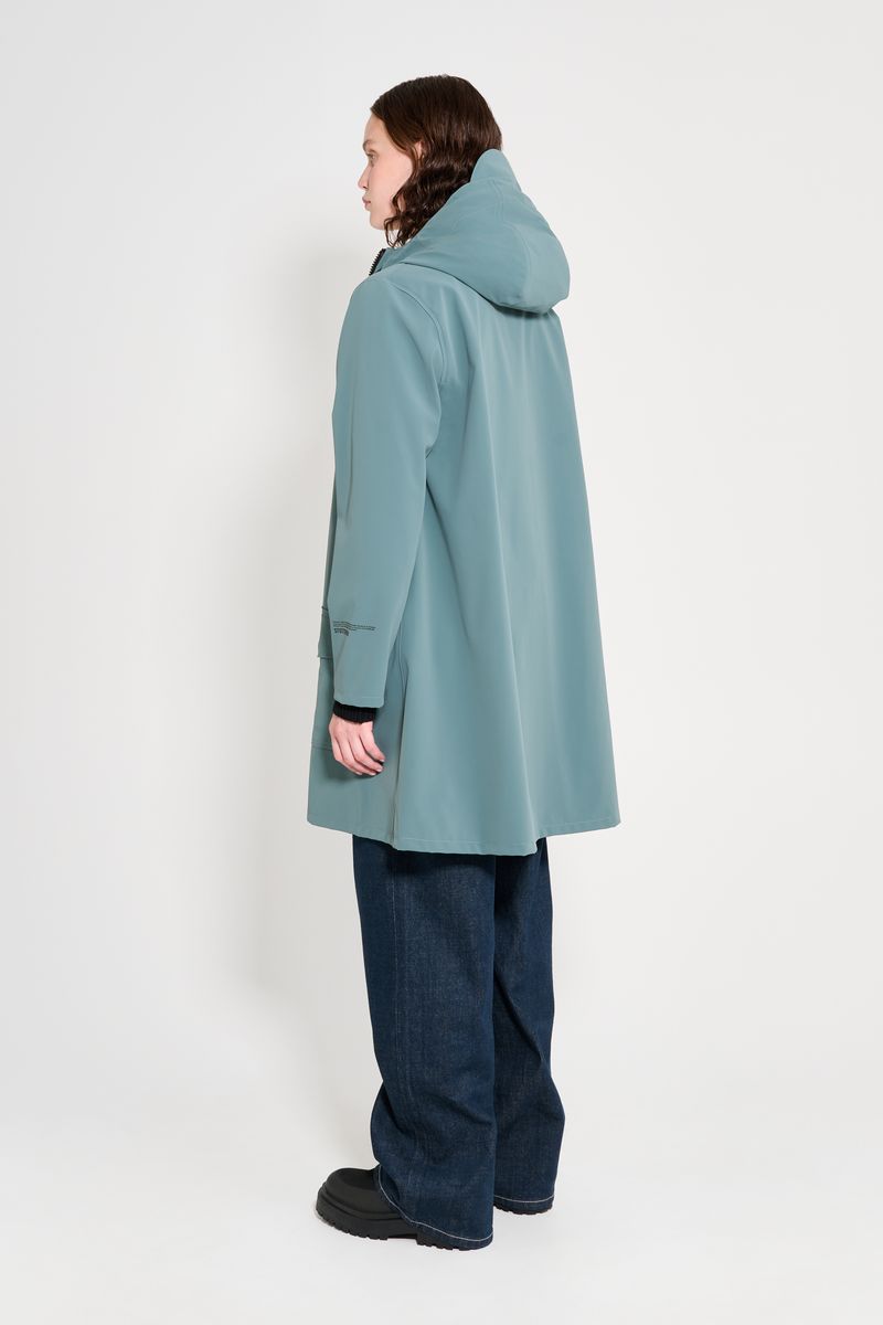 Stutterheim Mosebacke Patch Raincoat Moon Rock