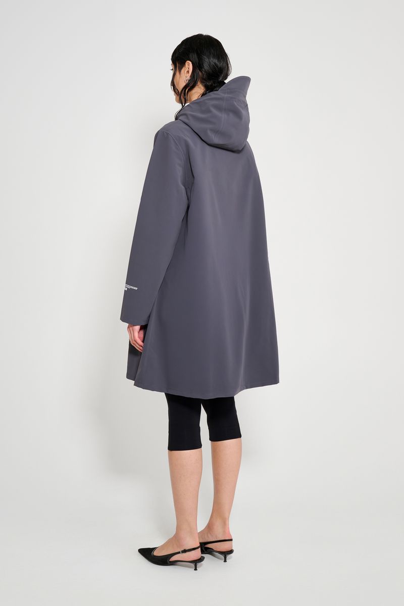 Stutterheim Mosebacke Patch Raincoat Mystic Blue