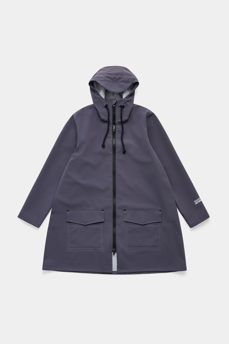 stutterheim Mosebacke Patch Raincoat Mystic Blue