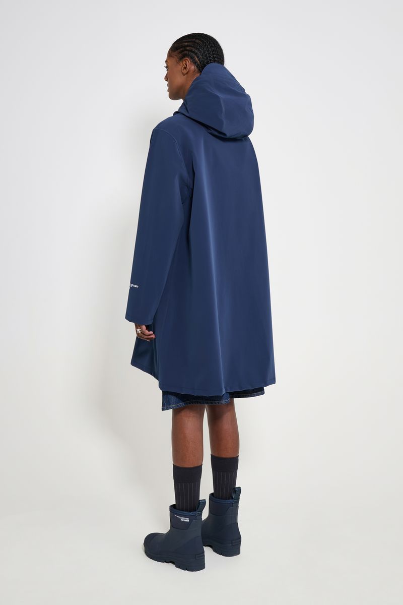 Stutterheim Mosebacke Patch Raincoat Navy