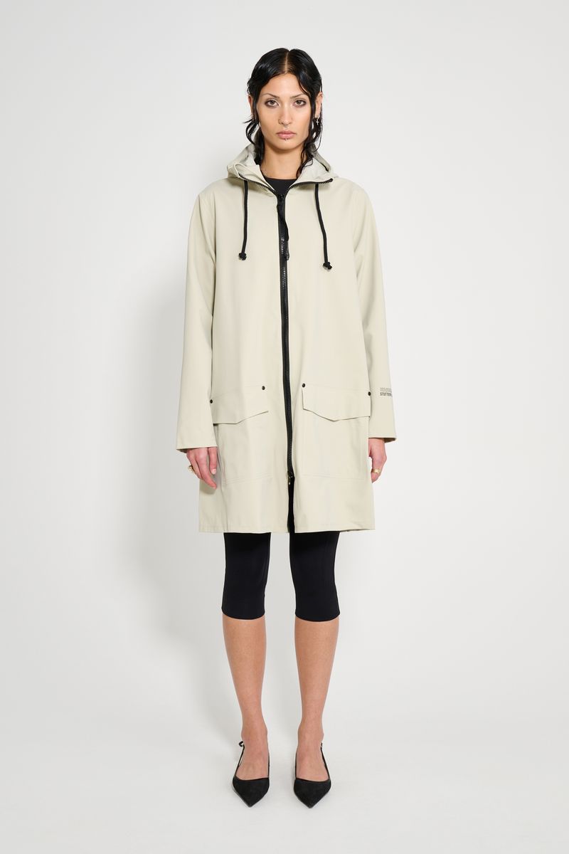 Stutterheim Mosebacke Patch Raincoat Pelican