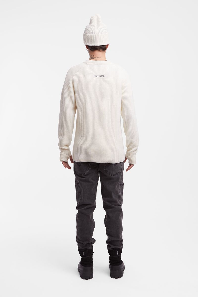 Stutterheim Original Sweater Off-White