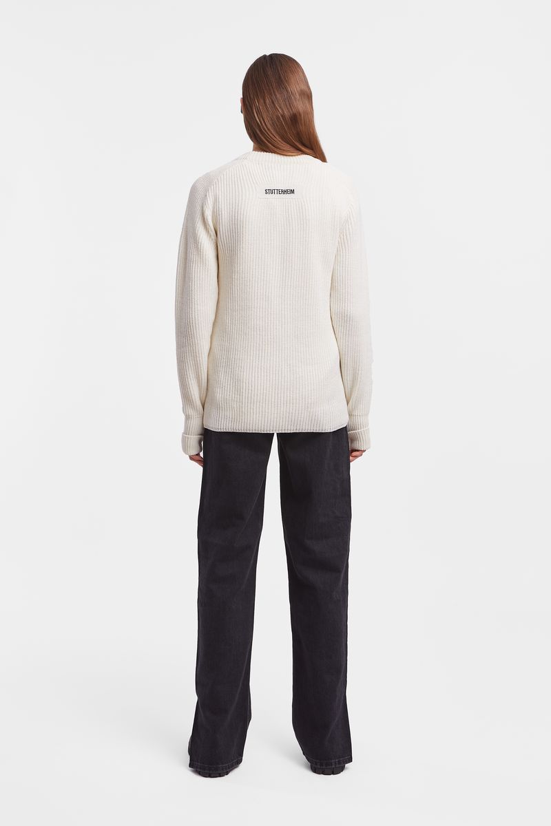 Stutterheim Original Sweater Off-White