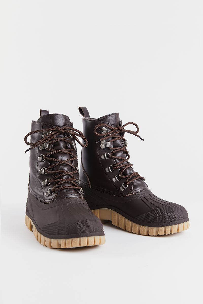 stutterheim Patrol Boot Leather Coffee