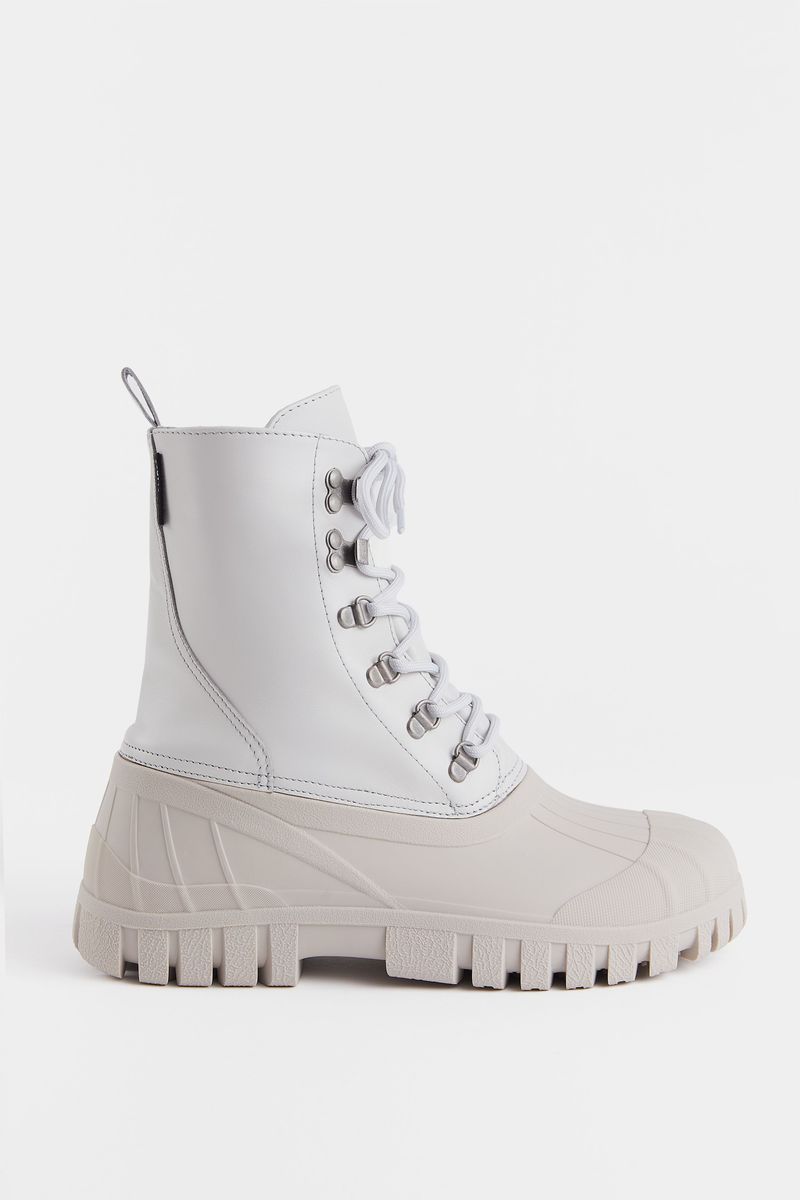 Stutterheim Patrol Boot Leather Ivory