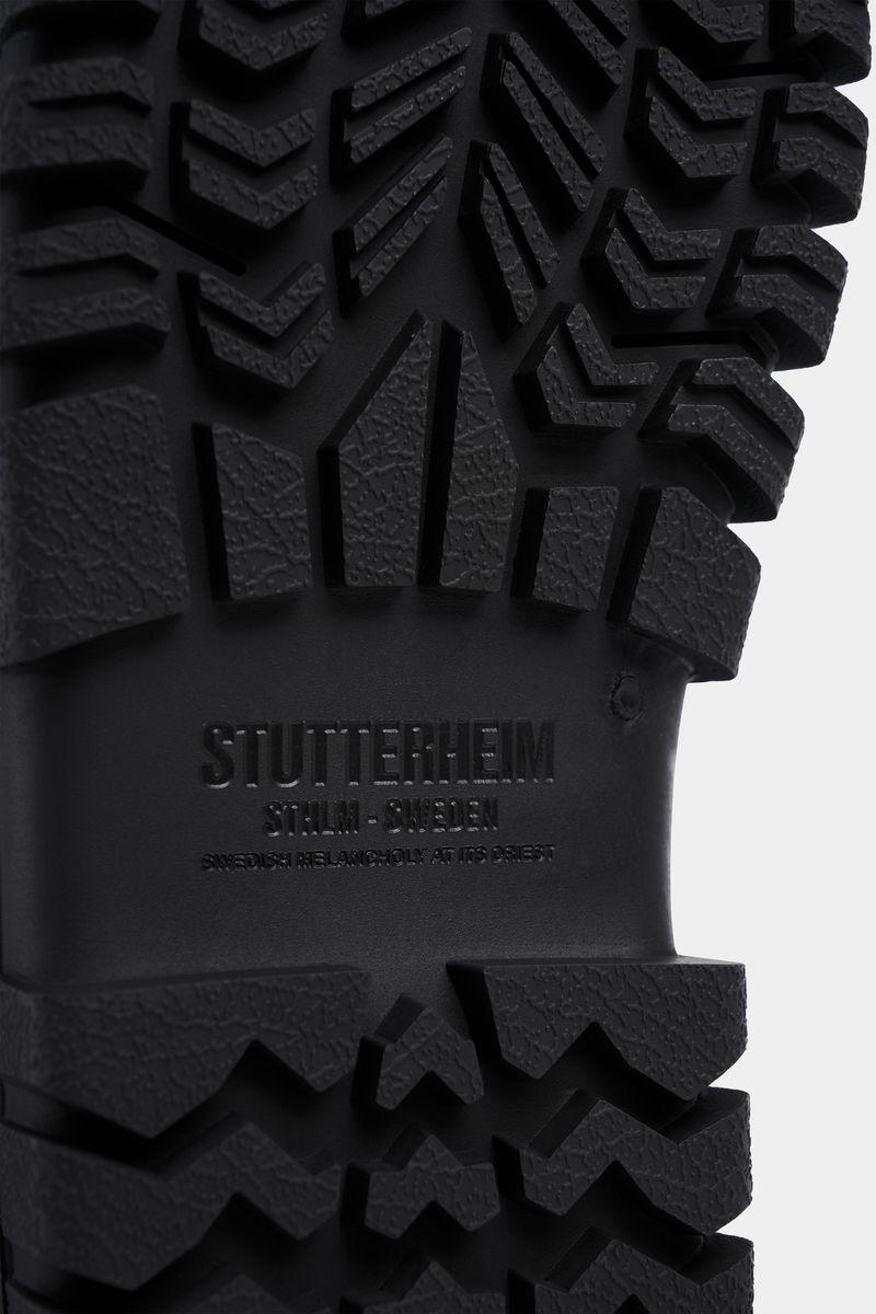 Stutterheim Patrol Boot Shaft Leather Black