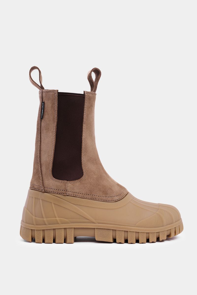 Stutterheim Patrol Boot Shaft Suede Tobacco/Fudge