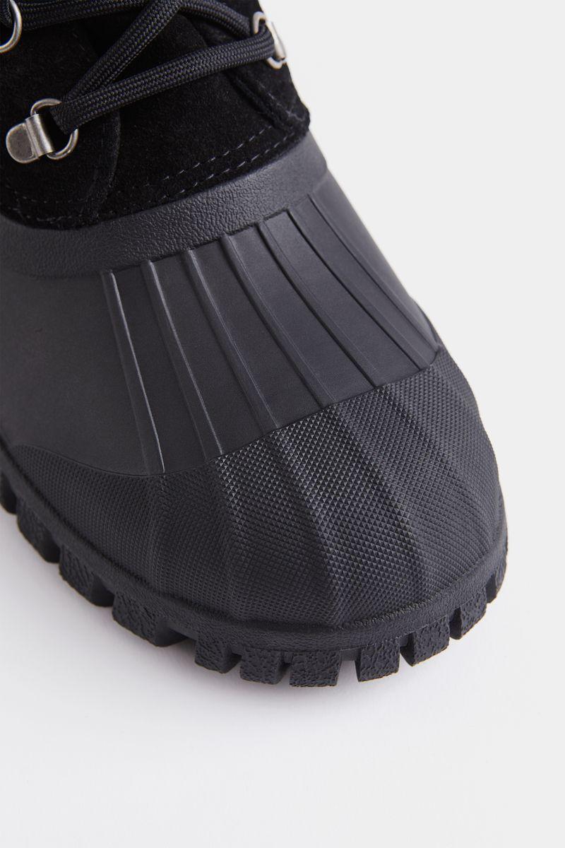 Stutterheim Patrol Boot Suede Black