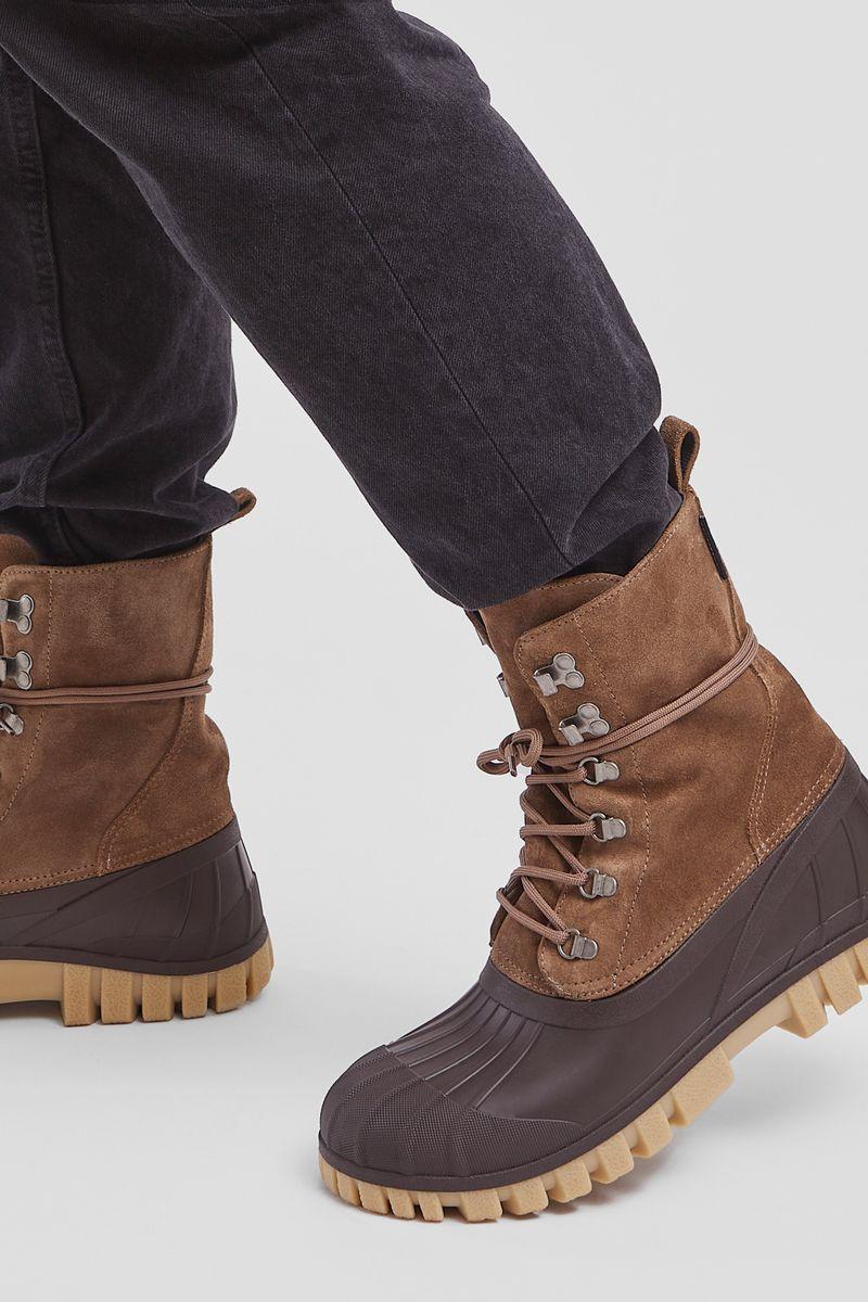 Stutterheim Patrol Boot Suede Tobacco