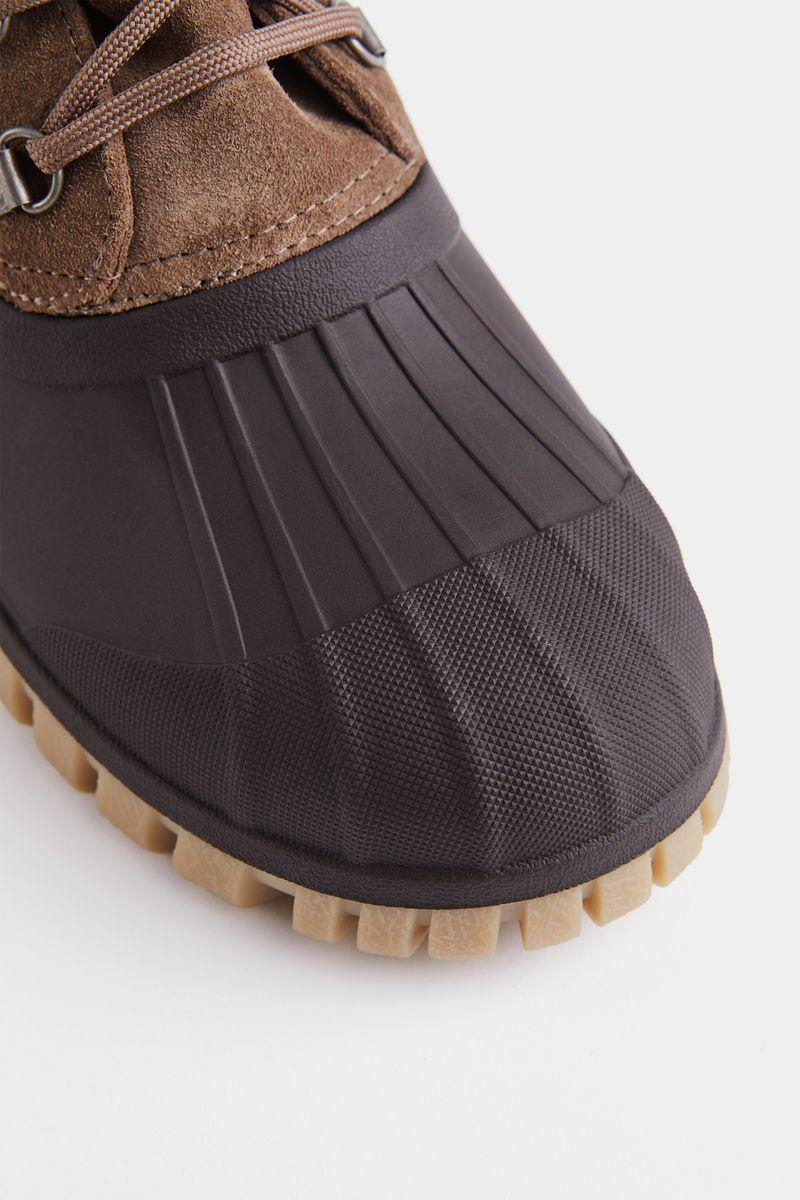 Stutterheim Patrol Boot Suede Tobacco