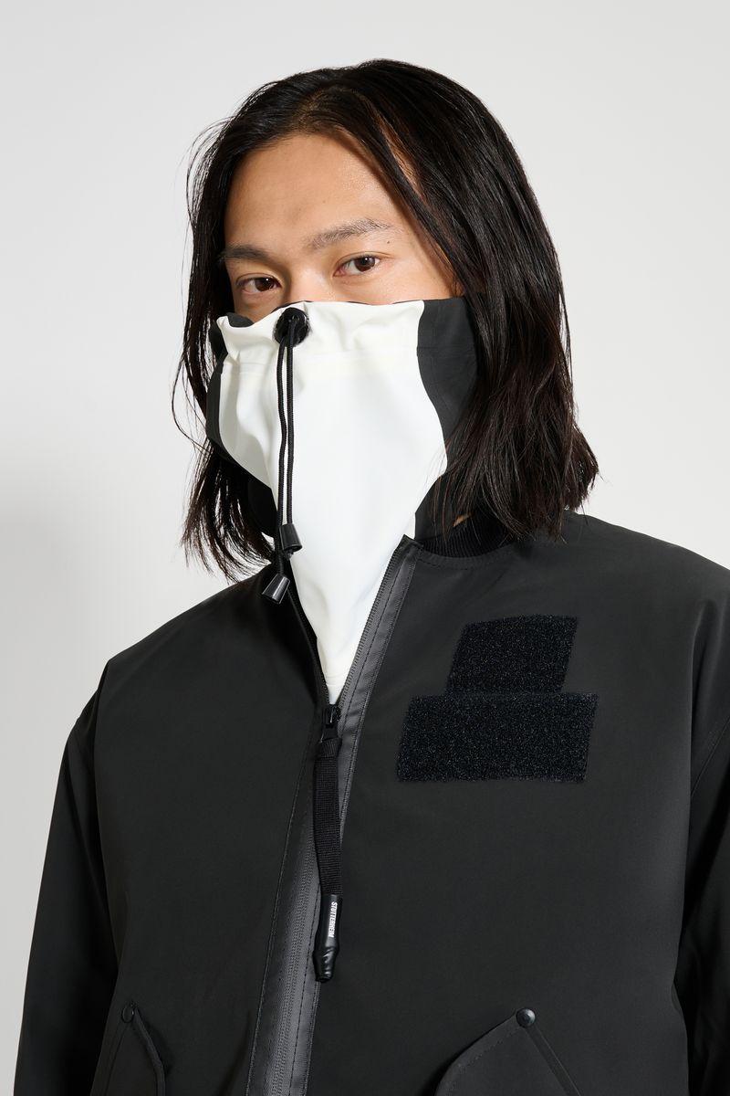 Stutterheim Rain Collar Black/White