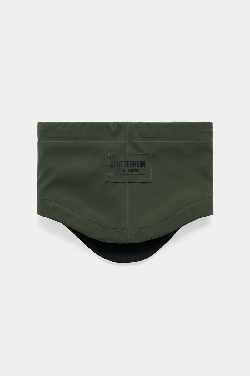 Stutterheim Rain Collar Green/Black