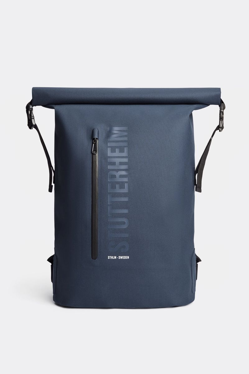 Stutterheim Rain Rolltop 25L Backpack Navy