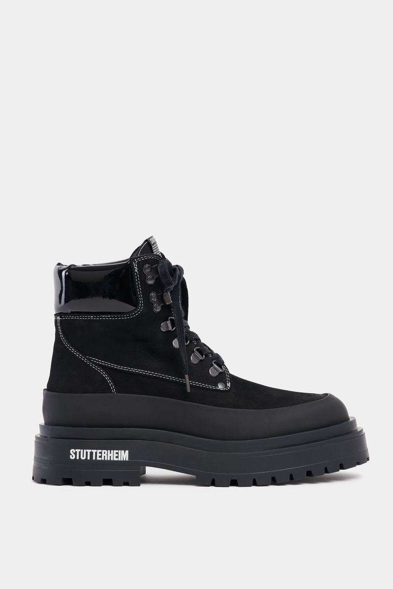 Stutterheim Road Walker Nubuck Black