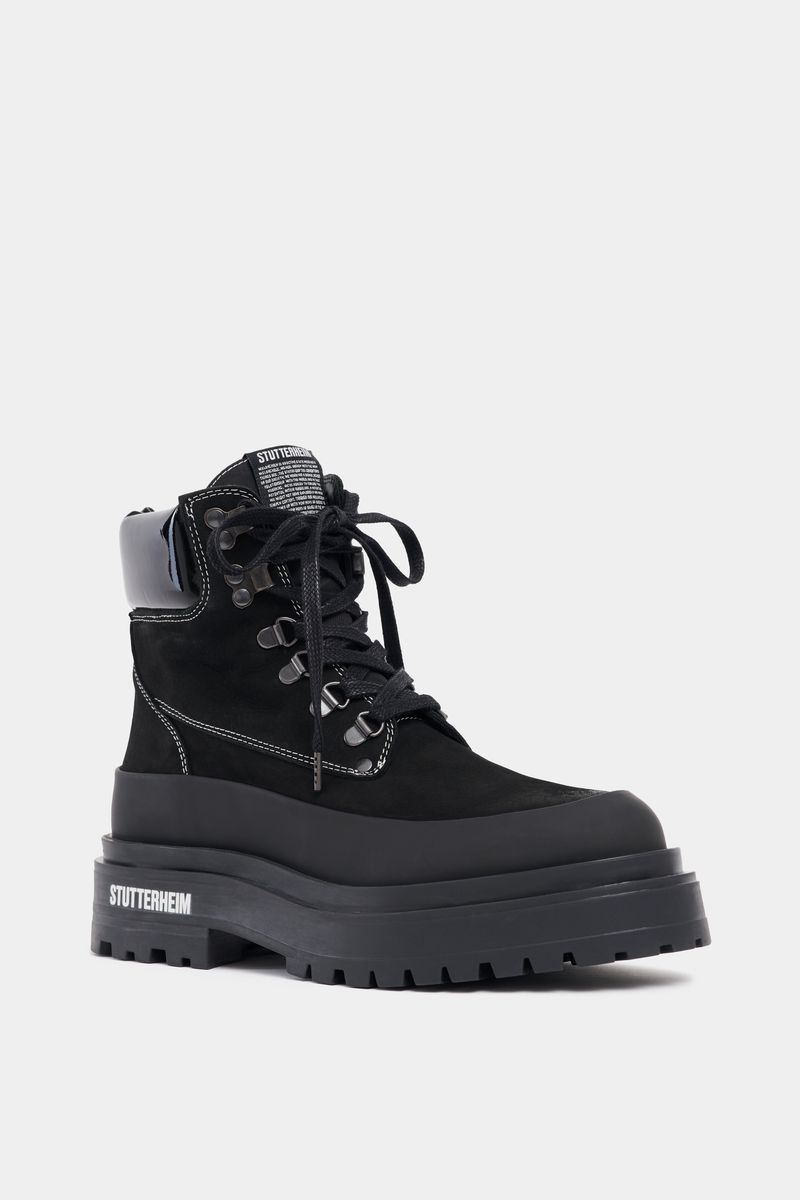 stutterheim Road Walker Nubuck Black