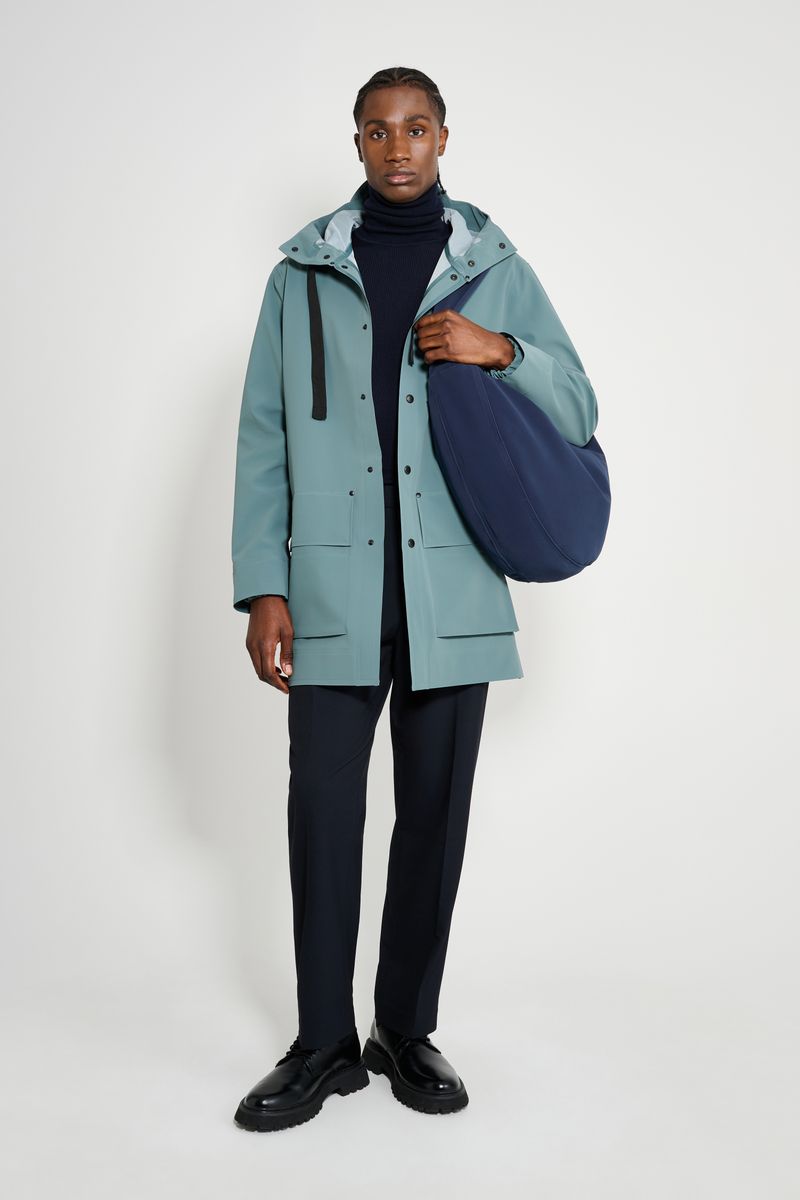 Stutterheim Stockholm 15 Raincoat Moon Rock