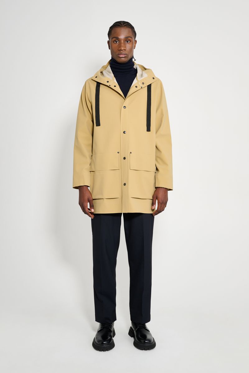 Stutterheim Stockholm 15 Raincoat Sand