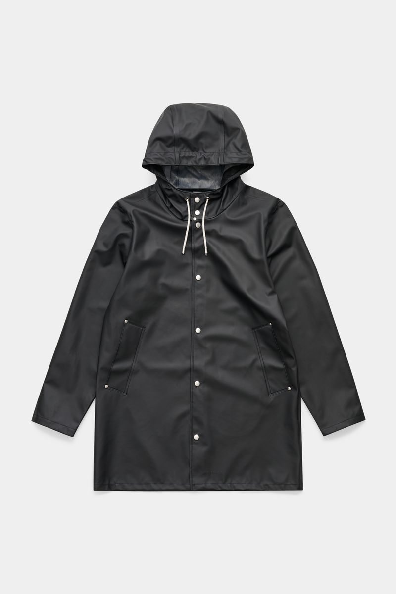 stutterheim Stockholm Lightweight Raincoat Black