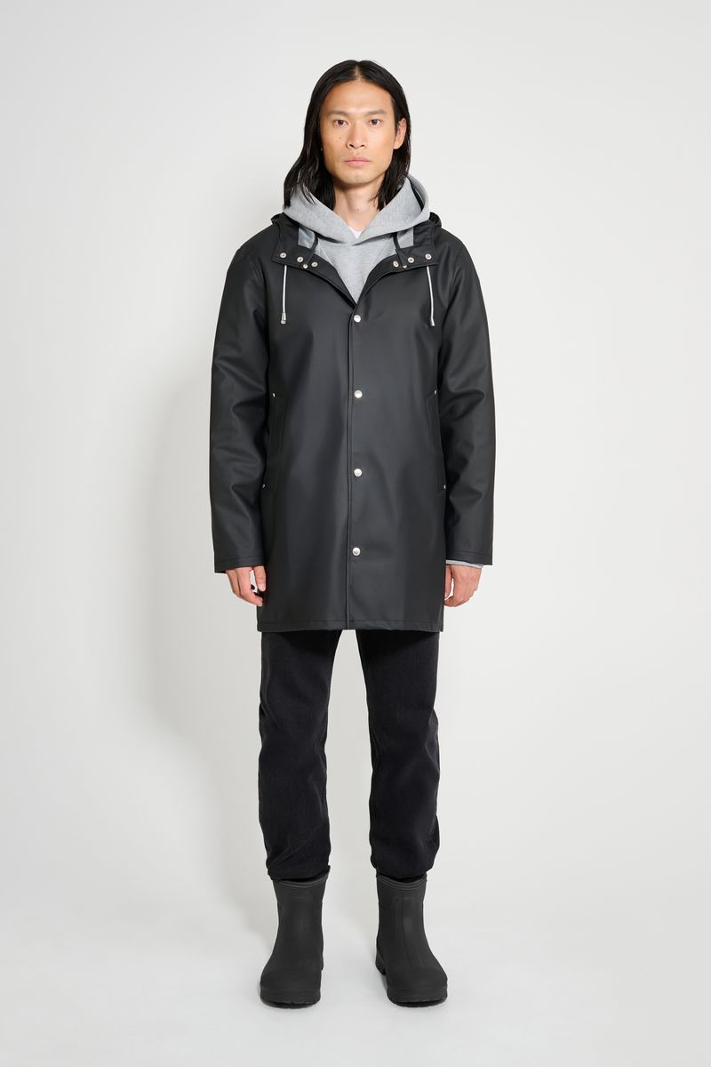 Stutterheim Stockholm Lightweight Raincoat Black
