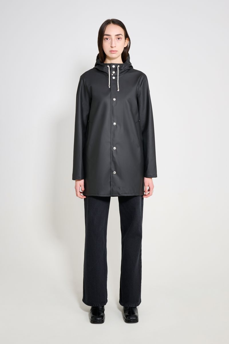 Stutterheim Stockholm Lightweight Raincoat Black