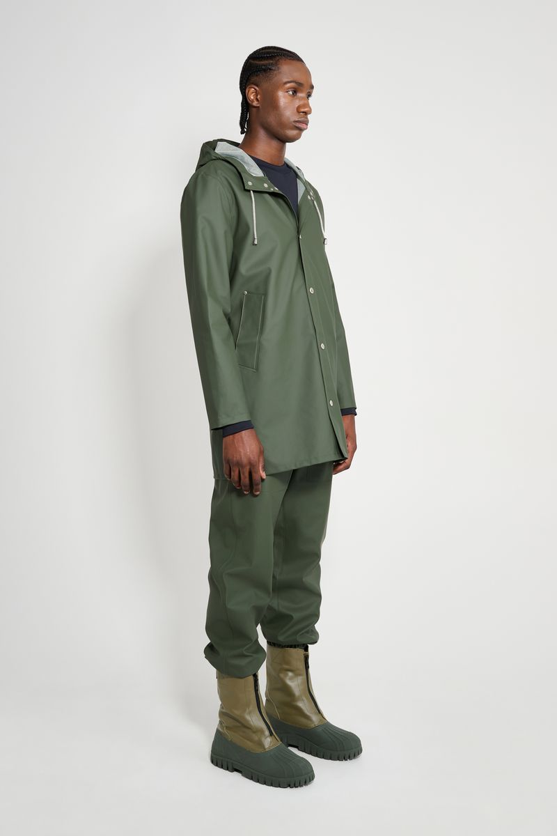 Stutterheim Stockholm Lightweight Raincoat Green
