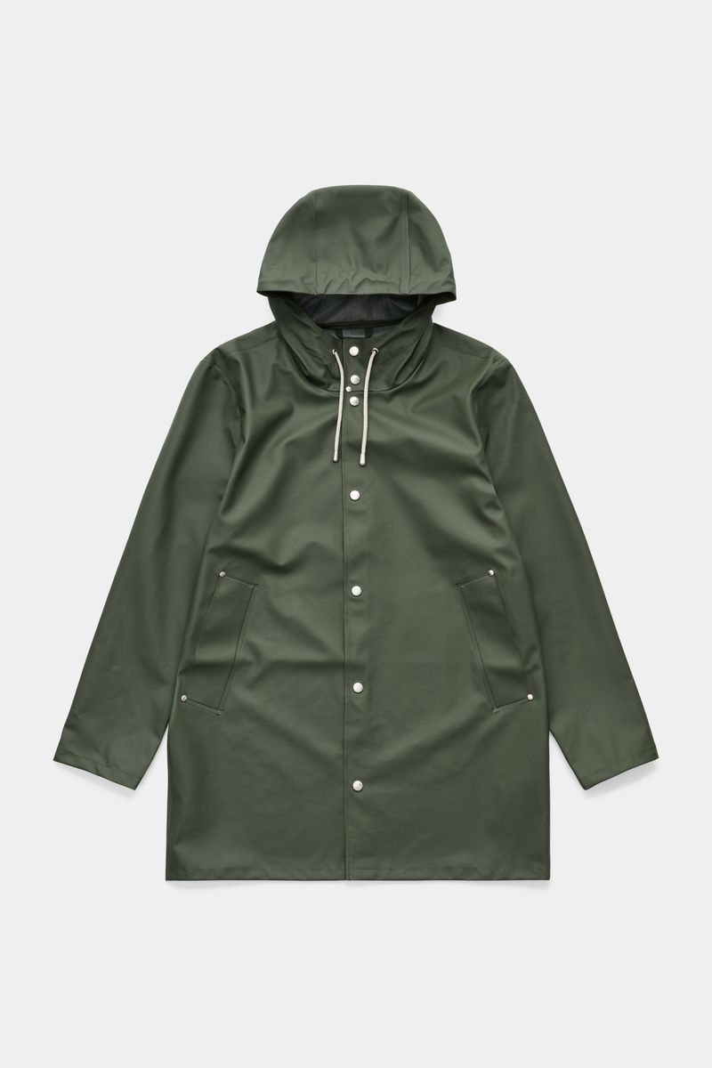 stutterheim Stockholm Lightweight Raincoat Green