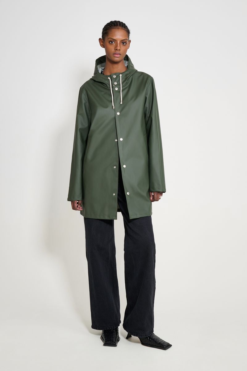 Stutterheim Stockholm Lightweight Raincoat Green