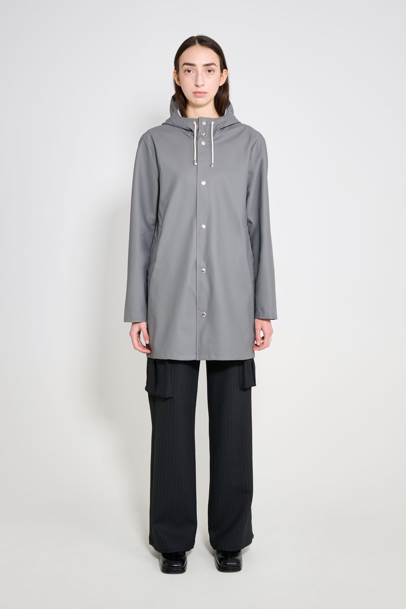 Stutterheim Stockholm Lightweight Raincoat Grey