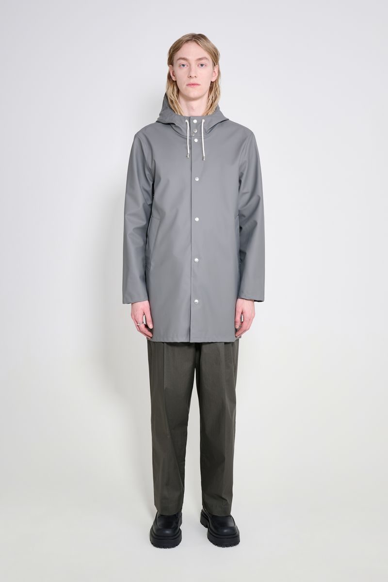 Stutterheim Stockholm Lightweight Raincoat Grey