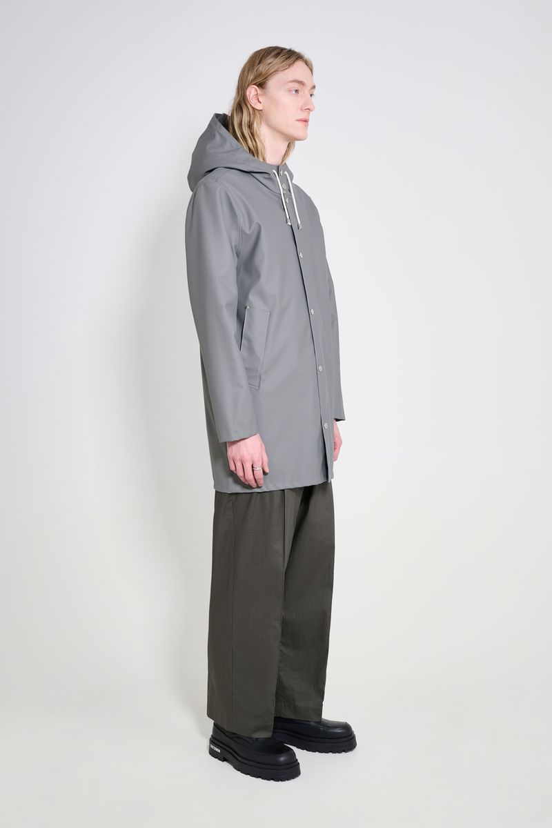 Stutterheim Stockholm Lightweight Raincoat Grey