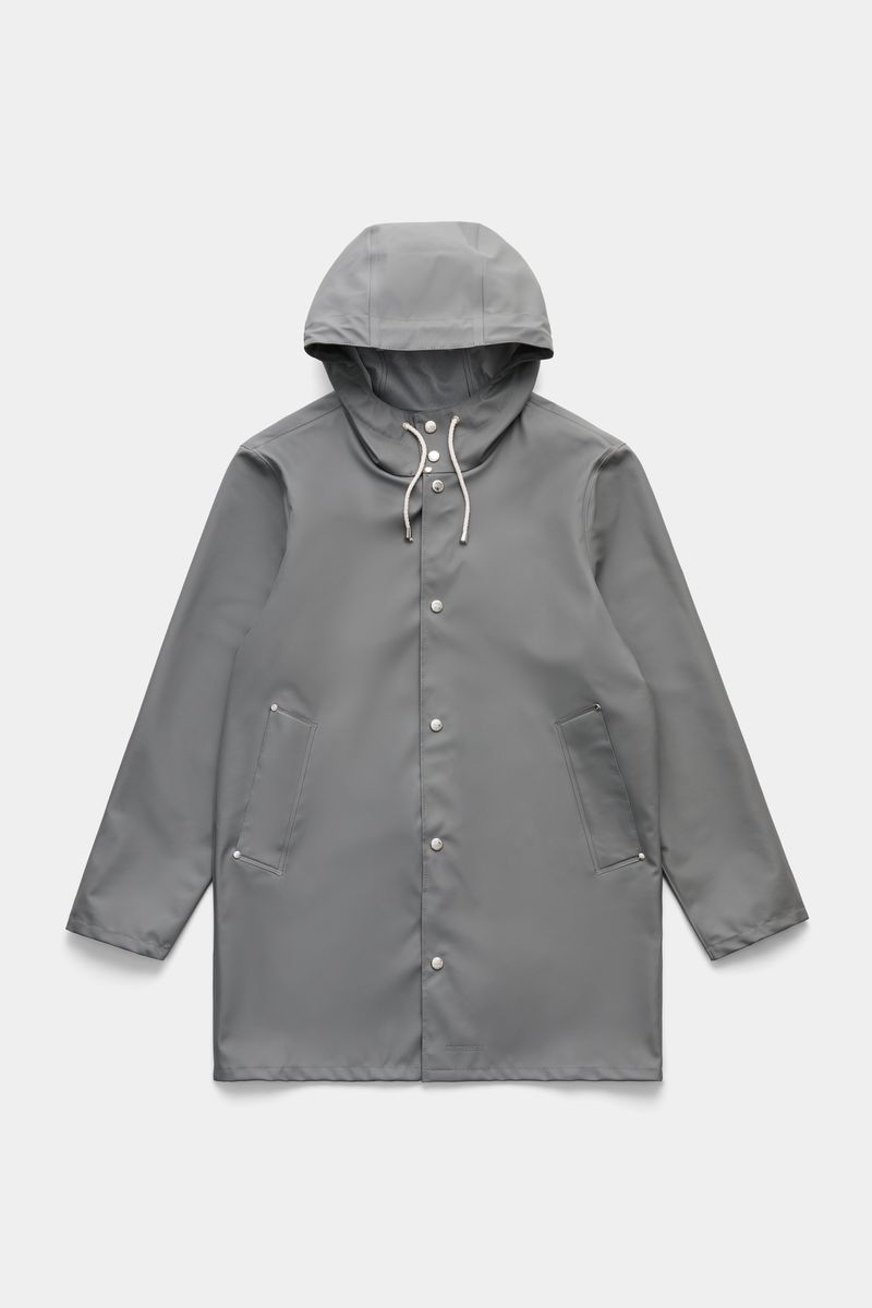 stutterheim Stockholm Lightweight Raincoat Grey