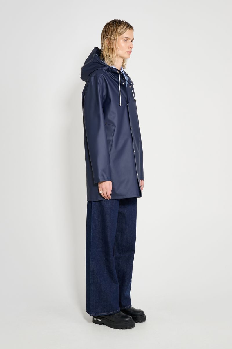 Stutterheim Stockholm Lightweight Raincoat Navy