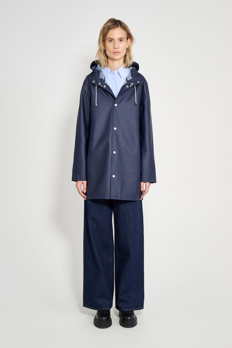 Stutterheim Stockholm Lightweight Raincoat Navy