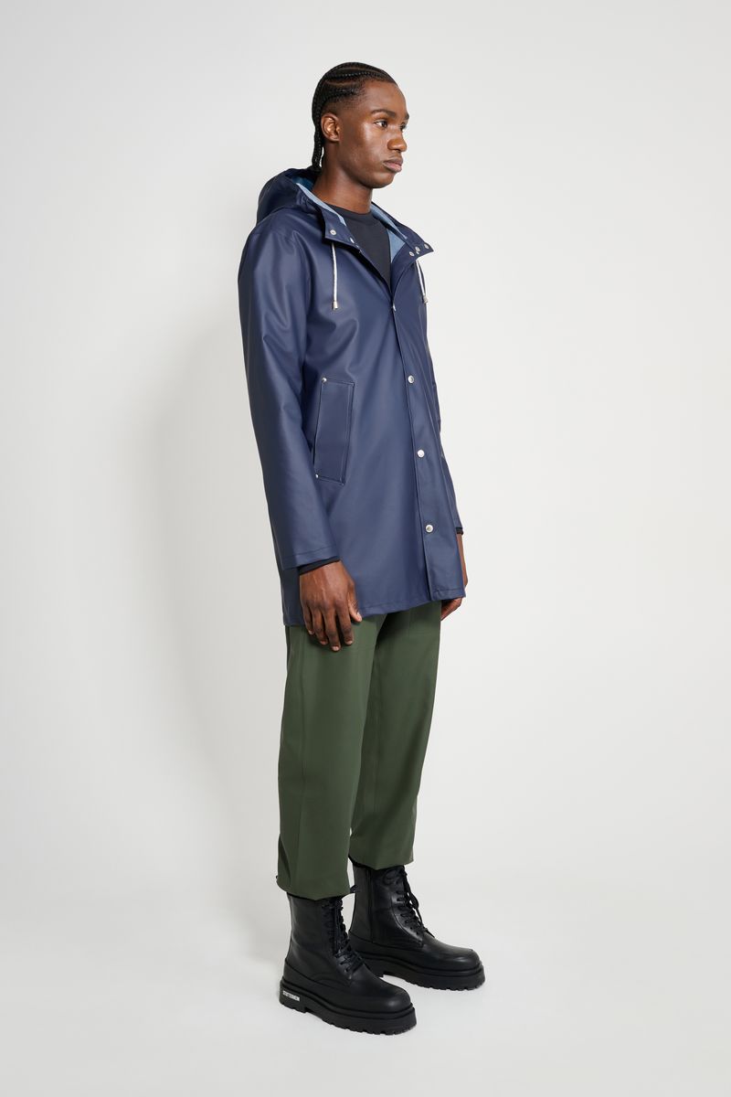 Stutterheim Stockholm Lightweight Raincoat Navy