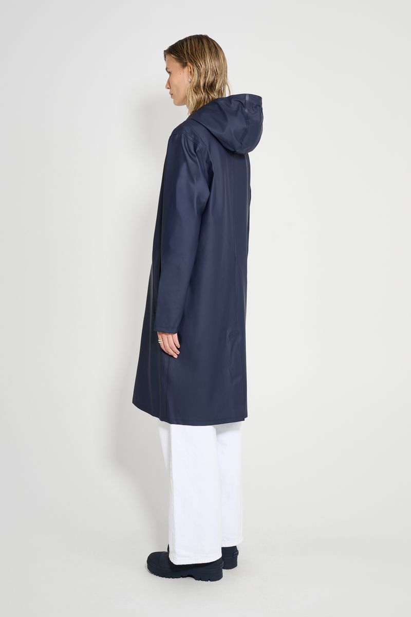 Stutterheim Stockholm Long Raincoat Navy