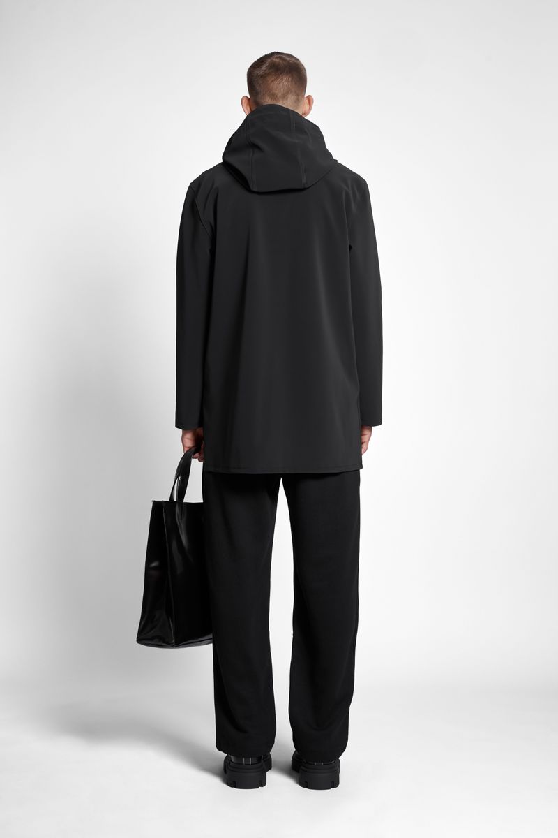 Stutterheim Stockholm Matte Raincoat Black